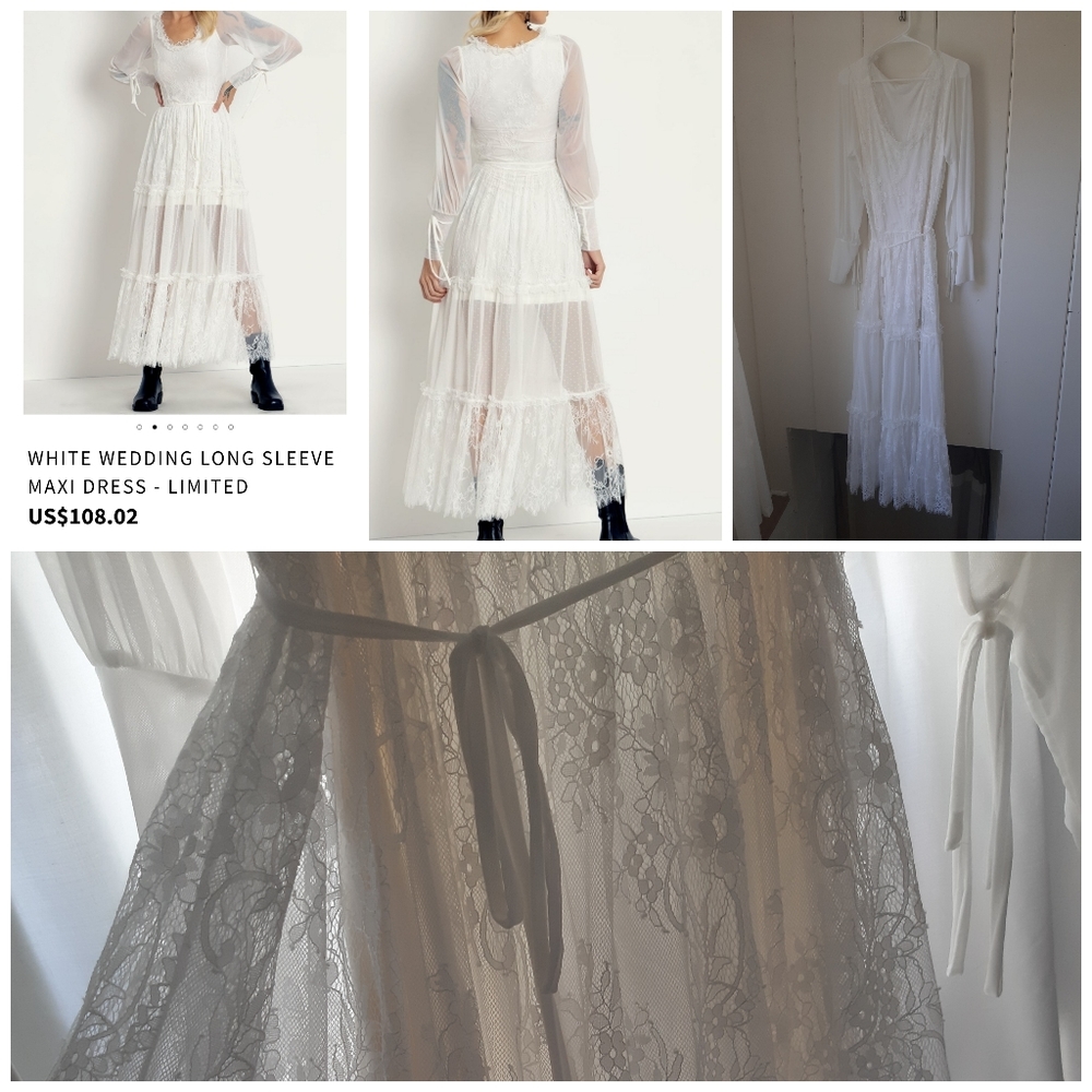 BNWT Blackmilk White Wedding Maxi Dress XL